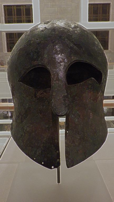 Roman helmet